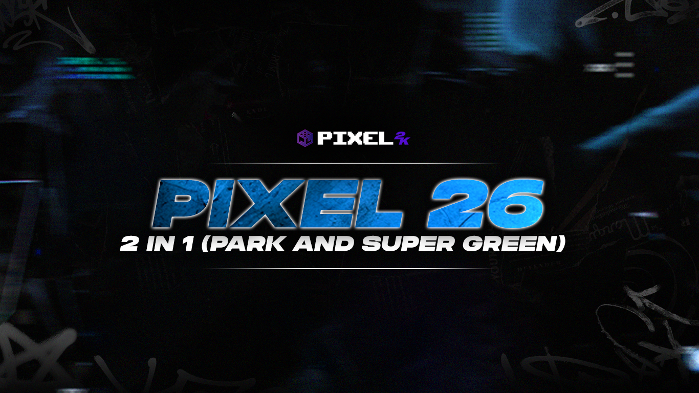 PIXEL26 PARK & SUPERGREEN (2N1)